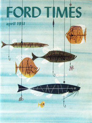 Ford Times Magazine cover by Charley Harper