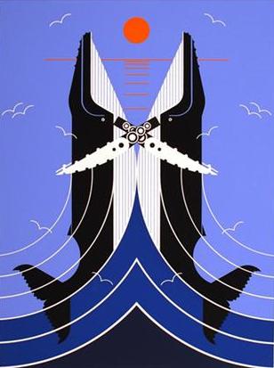 Romance on the Richter Scale by Charley Harper